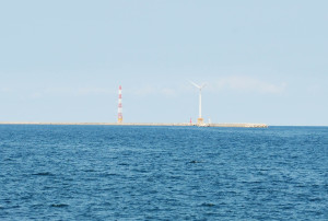 響灘の洋上風力発電